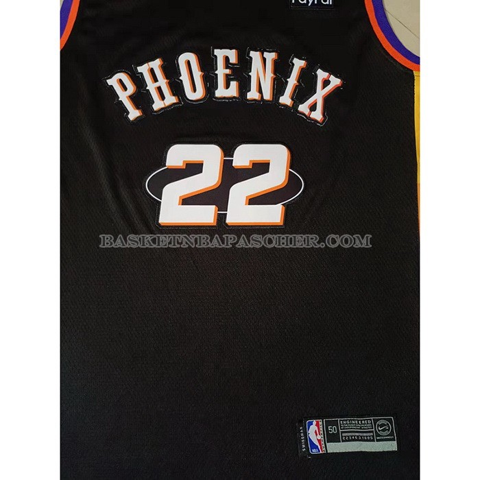 Maillot Phoenix Suns Deandre Ayton NO 22 75th Anniversary 2022 Noir